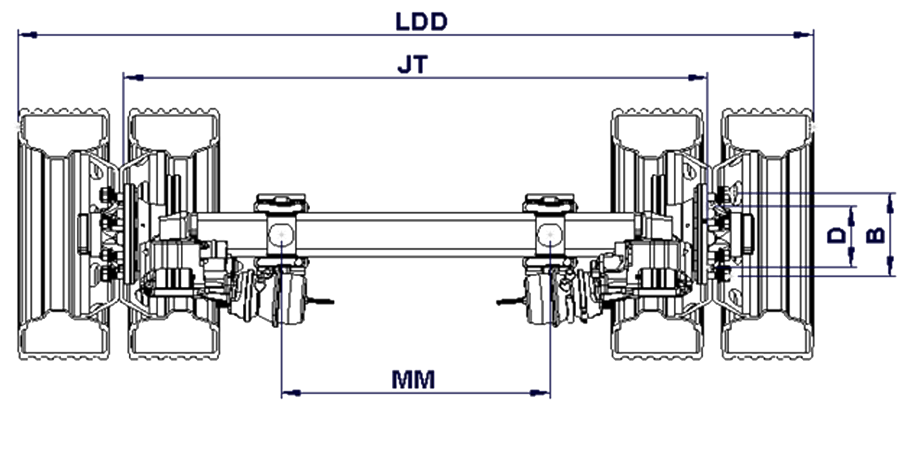3*12 Ton Jumbo Diskli Dingil 1. Görseli